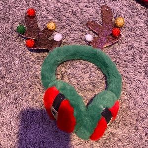 Reindeer Antler Earmuffs